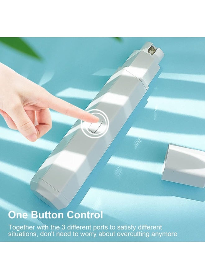 مبرد أظافر، مبرد أظافر للكلاب، ماكينة تقليم أظافر كهربائية بثلاث سرعات، احترافية، منخفضة الضوضاء، للعناية بأقدام الكلاب والقطط والأرانب والحيوانات الأليفة الأخرى، قص آمن للأظافر - Image 5